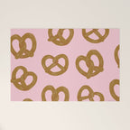 Pretzel Pattern - Blush Welcome Mat Gallery Image 1