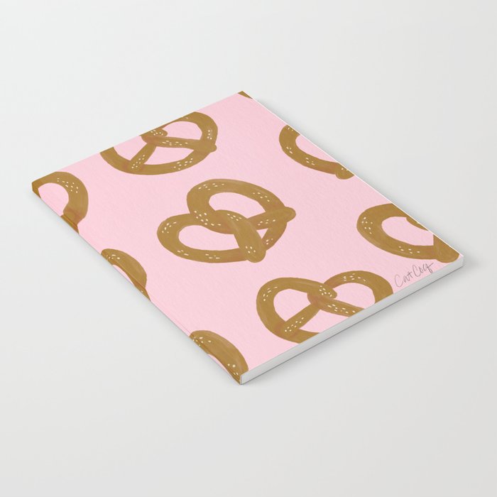 Pretzel Pattern - Blush Notebook Gallery Image 1
