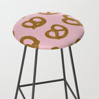 Pretzel Pattern - Blush Stool Gallery Image 2