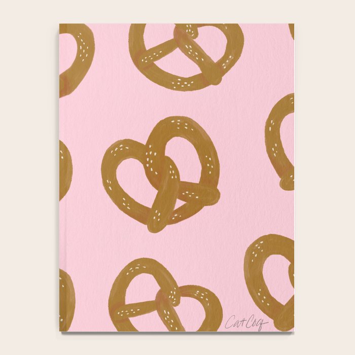 Pretzel Pattern - Blush Notebook Gallery Image 4