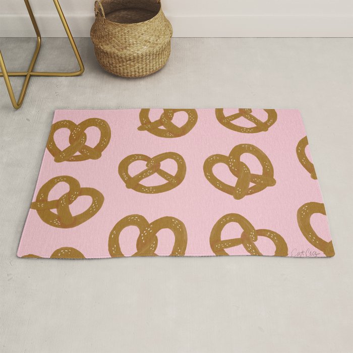 Pretzel Pattern - Blush Rug Gallery Image 1