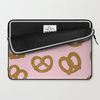 Pretzel Pattern - Blush Laptop Sleeve Gallery Image 2