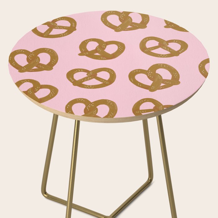 Pretzel Pattern - Blush Side Table Gallery Image 2