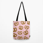 Pretzel Pattern - Blush Tote Bag Gallery Image 2