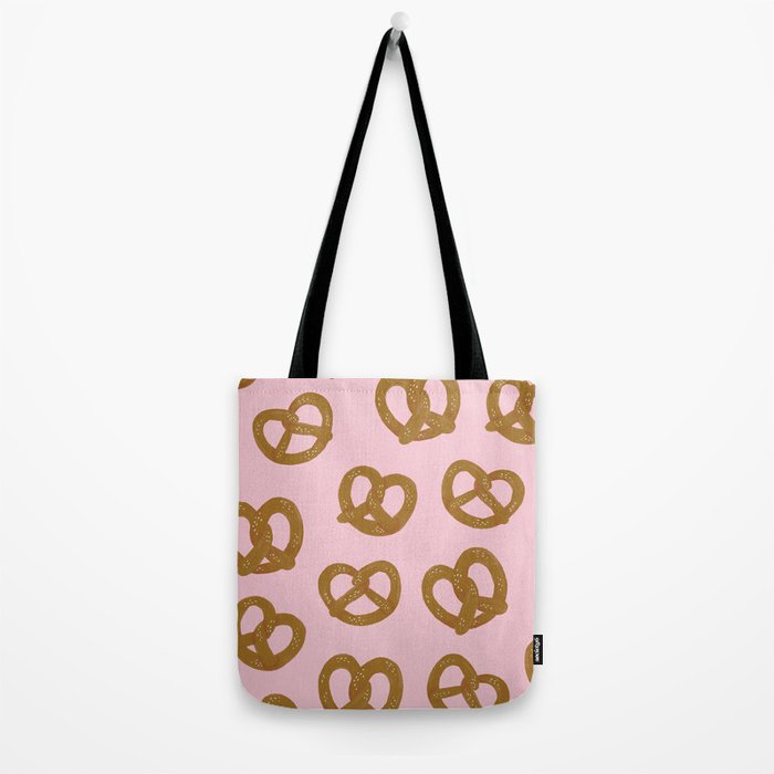 Pretzel Pattern - Blush Tote Bag Gallery Image 2