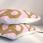 Pretzel Pattern - Blush Pillow Sham Gallery Image 3