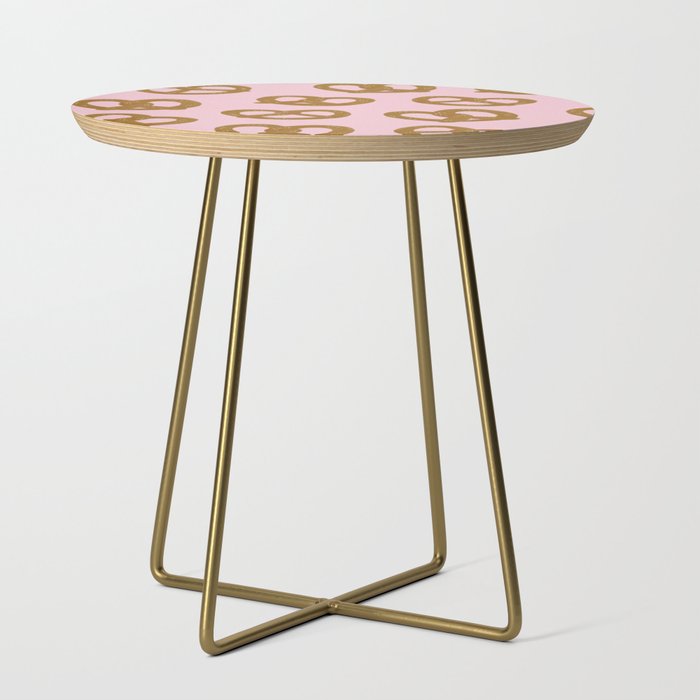 Pretzel Pattern - Blush Side Table Gallery Image 1