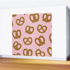 Pretzel Pattern - Blush Wall Mural Gallery Image 2