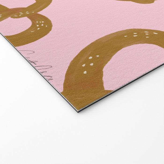 Pretzel Pattern - Blush Welcome Mat Gallery Image 2