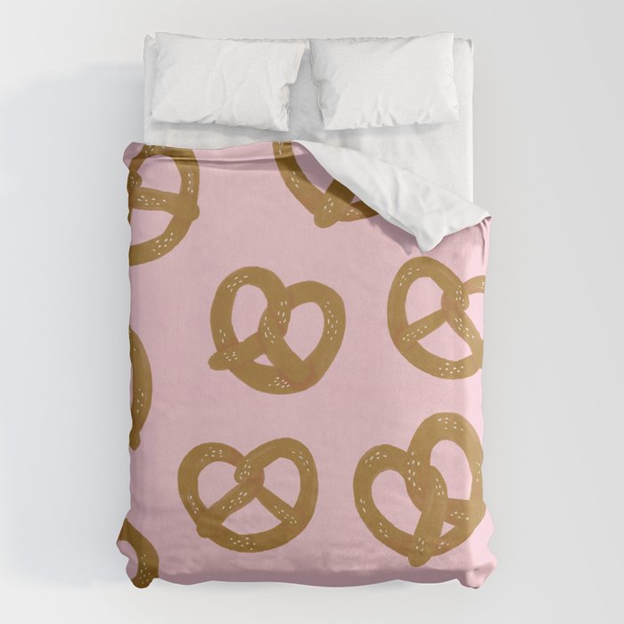 Pretzel Pattern - Blush Duvet Cover Gallery Image 6