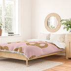Pretzel Pattern - Blush Duvet Cover Gallery Image 2