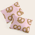 Pretzel Pattern - Blush Pillow Sham Gallery Image 3