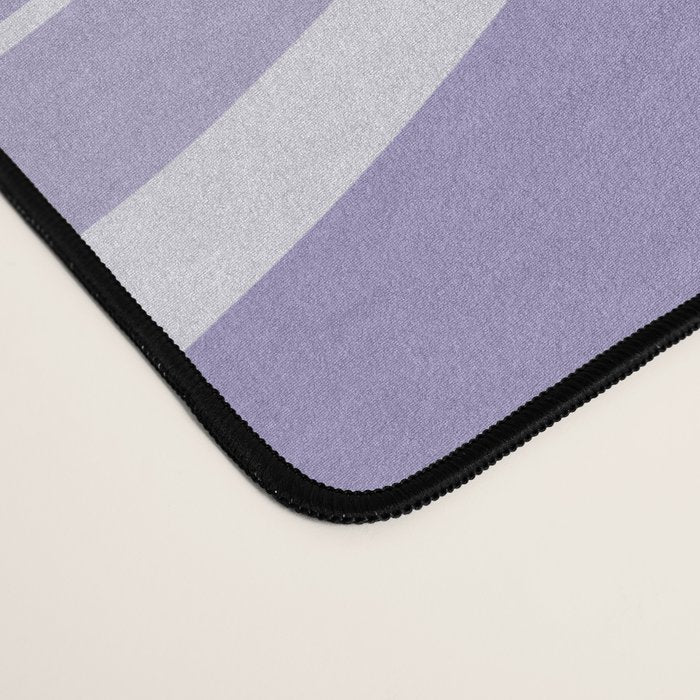 Retro Modern Liquid Swirl Abstract Pattern in Muted Lavender Light Purple Desk Mat Gallery Image 4