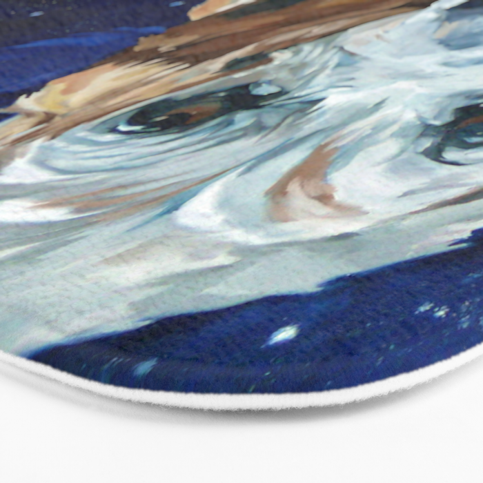 Basset Hound Nebula Stickers Dog Portrait Bath Mat Gallery Image 3