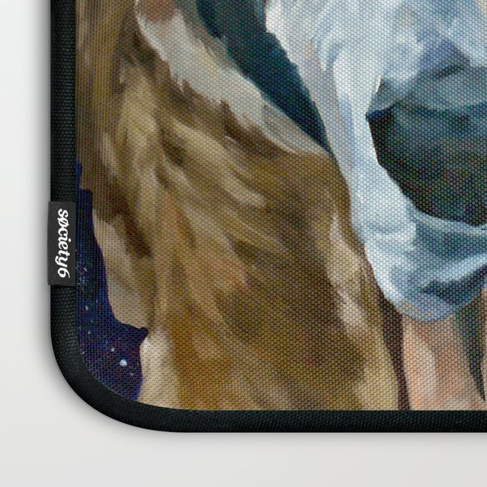 Basset Hound Nebula Stickers Dog Portrait Laptop Sleeve Gallery Image 3