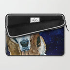 Basset Hound Nebula Stickers Dog Portrait Laptop Sleeve Gallery Image 2
