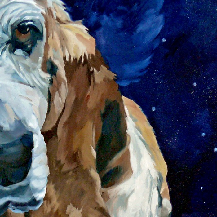Basset Hound Nebula Stickers Dog Portrait Coffee Mug Gallery Image 2