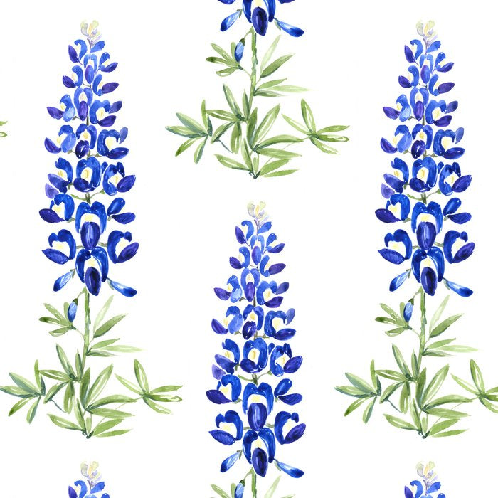 Texas bluebonnet in watercolor Coffee Mug Gallery Image 2