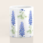 Texas bluebonnet in watercolor Coffee Mug Gallery Image 4