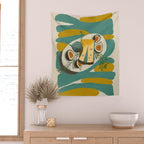 Modern Fig Still Life Wall Tapestry Gallery Image 2