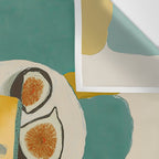 Modern Fig Still Life Wall Tapestry Gallery Image 3