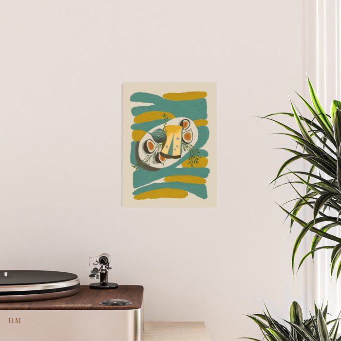 Modern Fig Still Life Poster Gallery Image 2