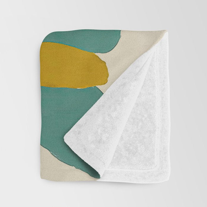 Modern Fig Still Life Throw Blanket Gallery Image 3