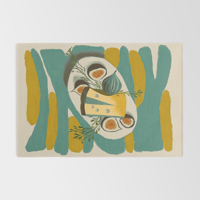 Modern Fig Still Life Rug Gallery Image 2