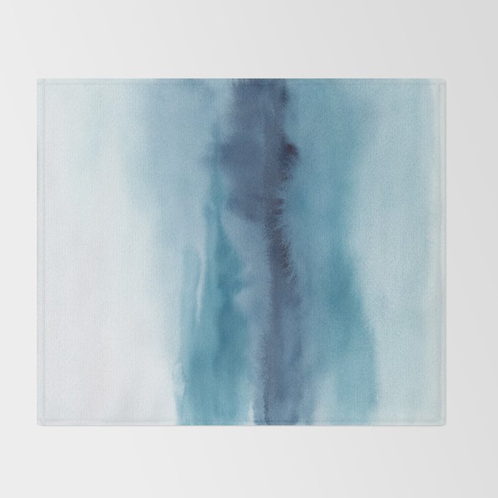 Abstract Landscape Painting Throw Blanket Gallery Image 2
