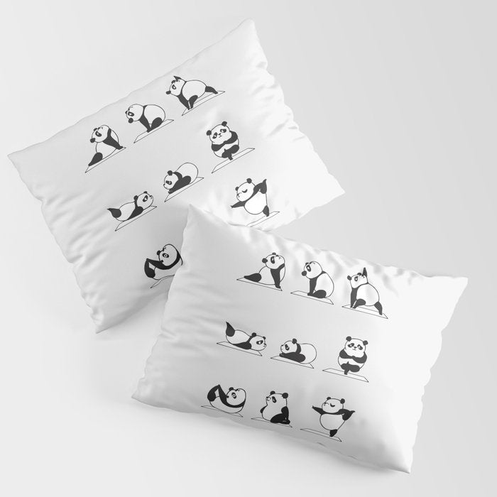 Panda Yoga Pillow Sham Gallery Image 3
