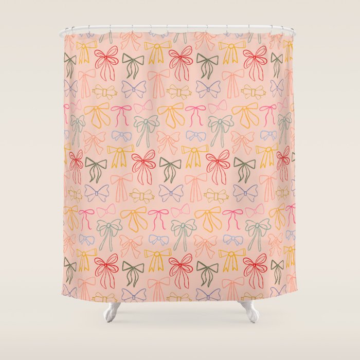 Lines Bows - Joy of Together  Shower Curtain Gallery Image 1