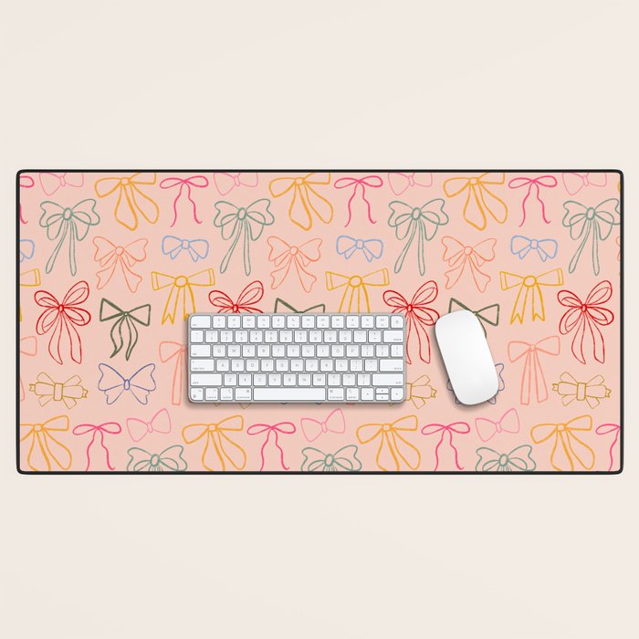 Lines Bows - Joy of Together  Desk Mat Gallery Image 1