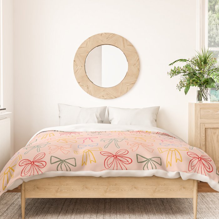 Lines Bows - Joy of Together  Duvet Cover Gallery Image 3