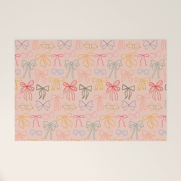 Lines Bows - Joy of Together  Welcome Mat Gallery Image 1