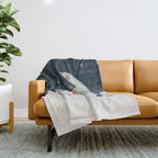 the stargazers Throw Blanket Gallery Image 1