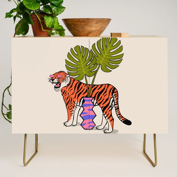 Tiger & Plant Credenza Gallery Image 1