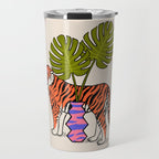 Tiger & Plant Travel Mug Gallery Image 1