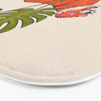 Tiger & Plant Bath Mat Gallery Image 3
