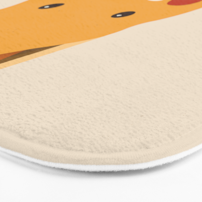 Red Squirrel Animal Portrait Bath Mat Gallery Image 3