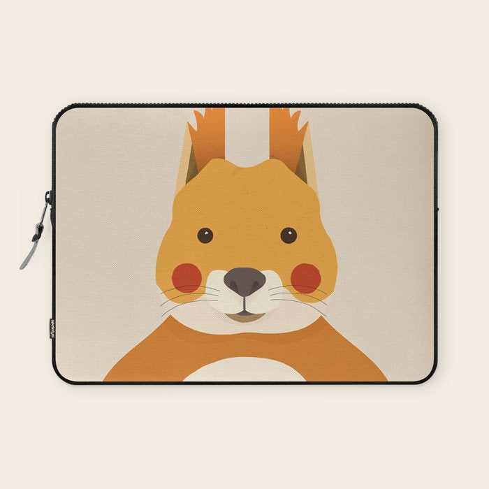 Red Squirrel Animal Portrait Laptop Sleeve Gallery Image 1