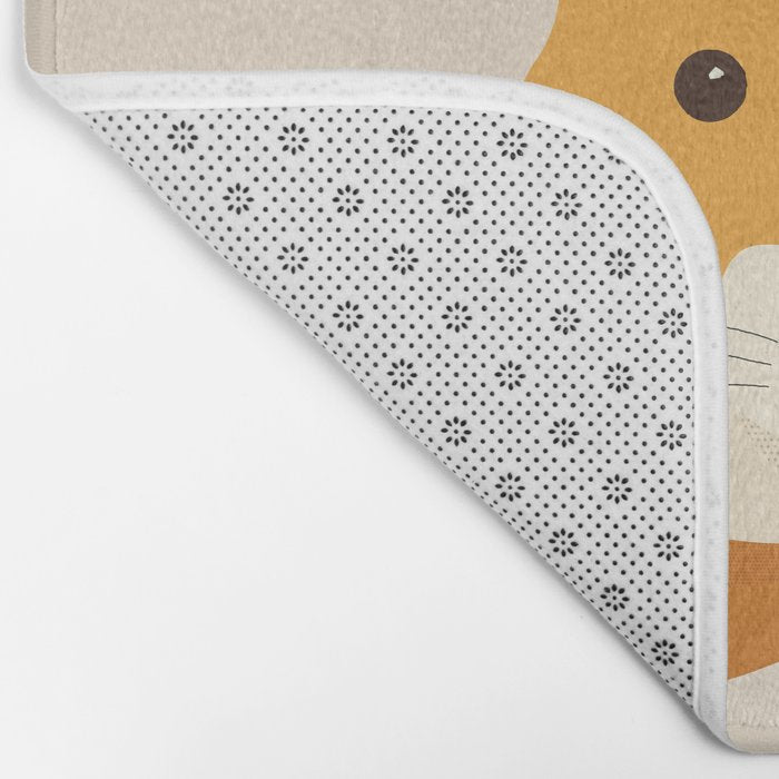 Red Squirrel Animal Portrait Bath Mat Gallery Image 2
