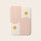 Abstraction_SUN_DOUBLE_LINE_POP_ART_Minimalism_001C Bath Mat Gallery Image 1