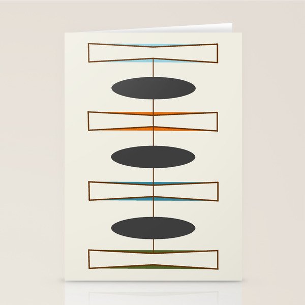 Mid-Century Modern 1.1 Stationery Card Gallery Image 2