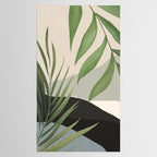Abstract Art Tropical Leaves 49 Tablecloth Gallery Image 2