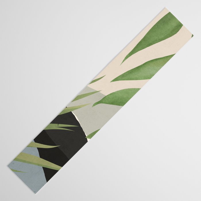Abstract Art Tropical Leaves 49 Table Runner Gallery Image 3