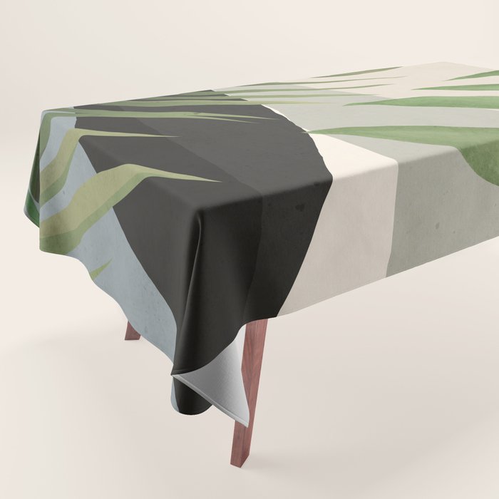 Abstract Art Tropical Leaves 49 Tablecloth Gallery Image 1