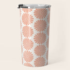 Floral Daisy Pattern XXXVIII Travel Mug Gallery Image 3