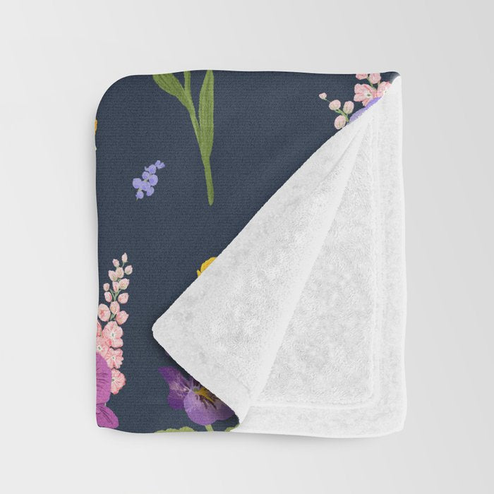 Floral Abundance Throw Blanket Gallery Image 3