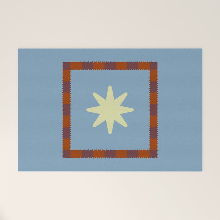 Vibrant Star II Welcome Mat Gallery Image 1