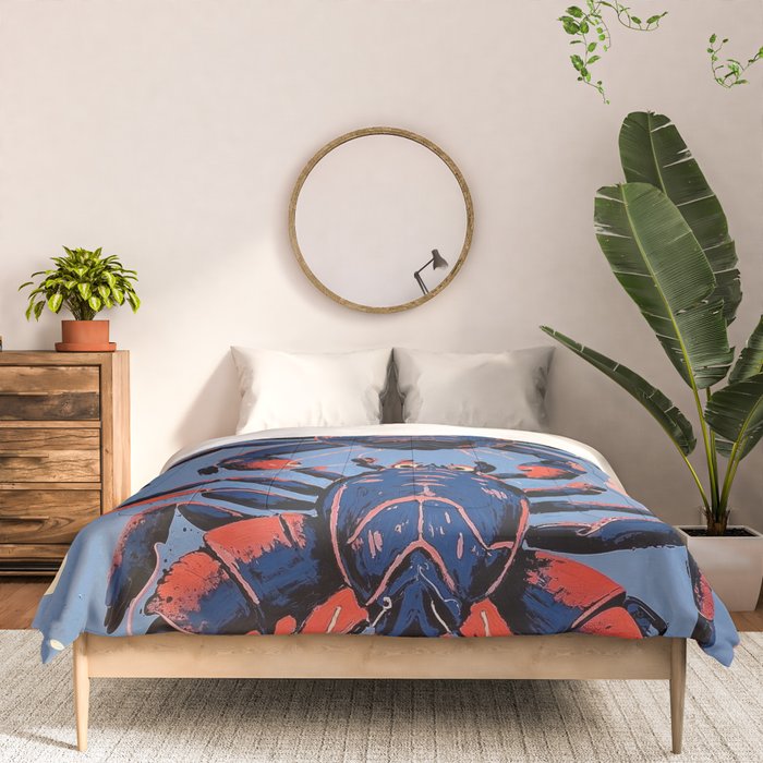 Oceanic Life - Lobster Comforter Gallery Image 3
